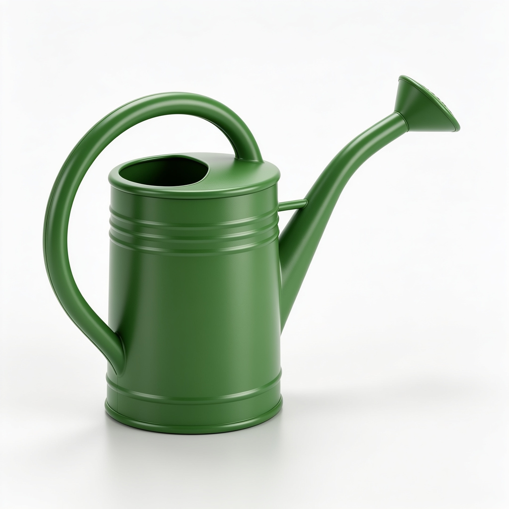 AlianaJames Watering Can for Indoor and Outdoor Plants - Long Spout Water Can for Garden, Flower, House Plants - 1.8L/1/2 Gallon (Green)